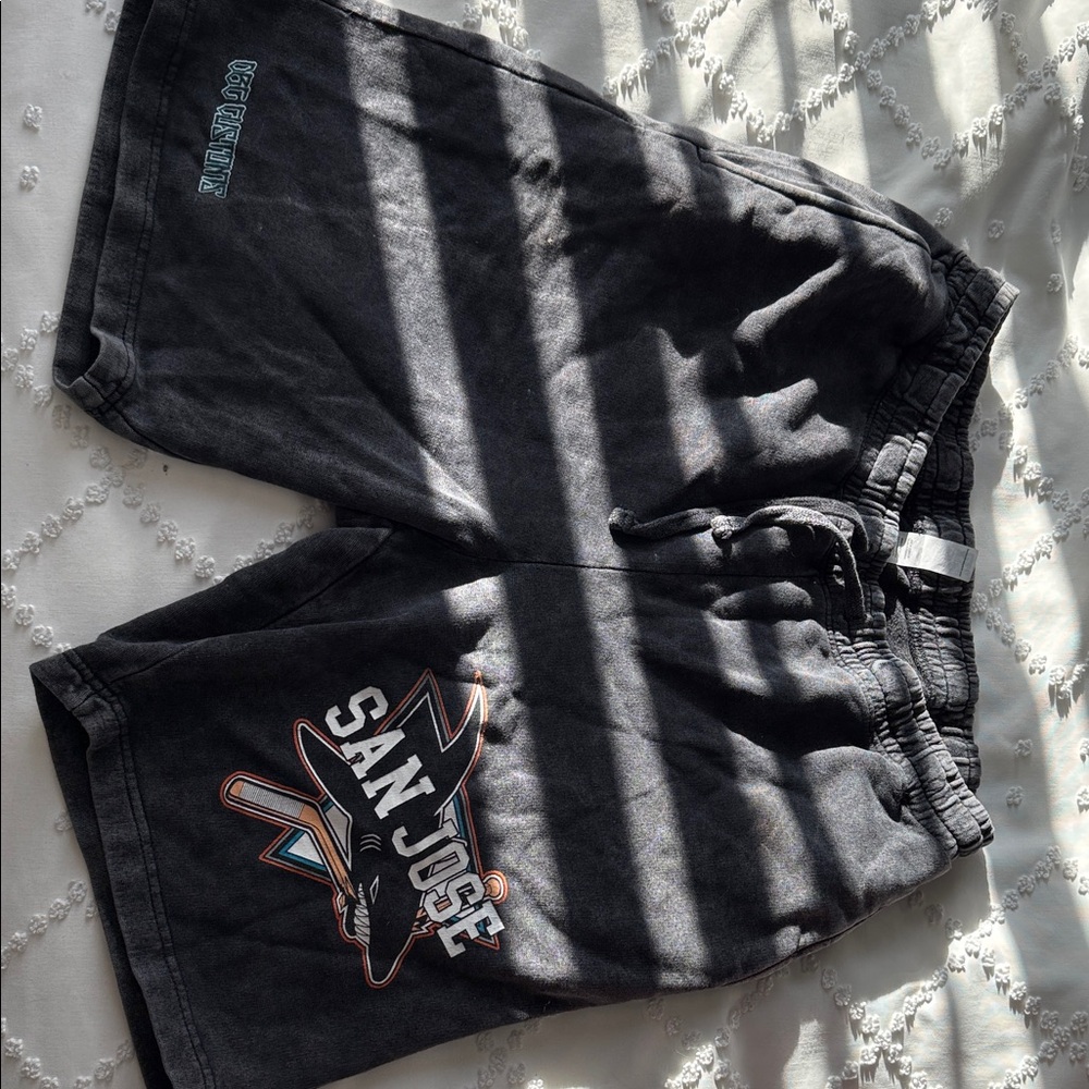 San Jose Sharks Men's Athletic Shorts - Black